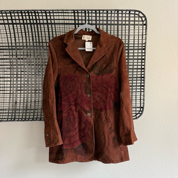 Free people Nigel Preston Suede Roses Jacket - Picture 2 of 7